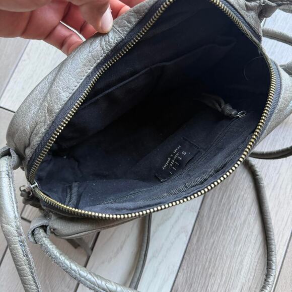 Still nordic grey leather crossbody - Picture 8 of 8